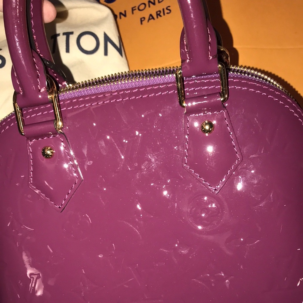 Women’s rare Louis Vuitton Purple Patten lather - Picture 6 of 8